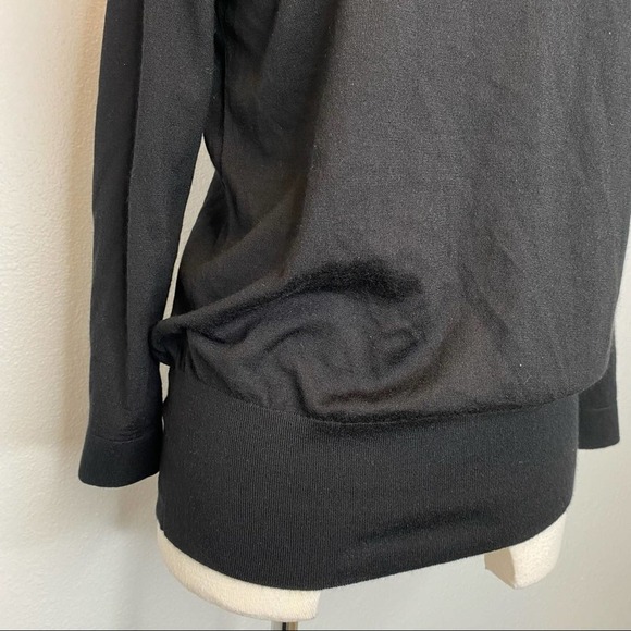 Akris Cashmere Silk Colorblock Crew Neck Sweater Size Large - Picture 3 of 7